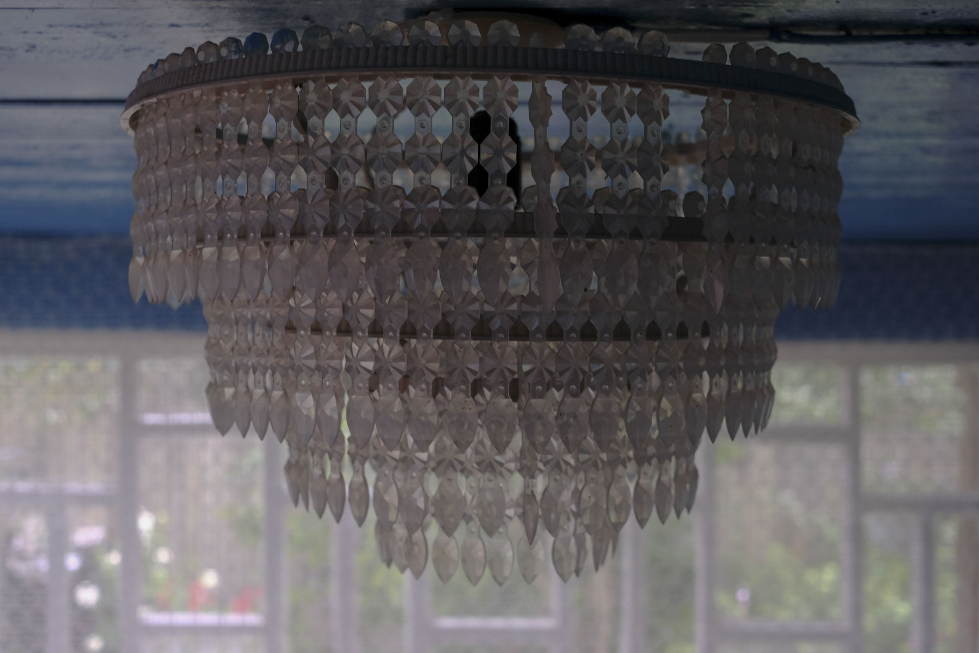 This chandelier has been in the summer room of the house since my grandparents lived in the house. Krasnopo-lye, Mogilev region, Belarus, 2020.