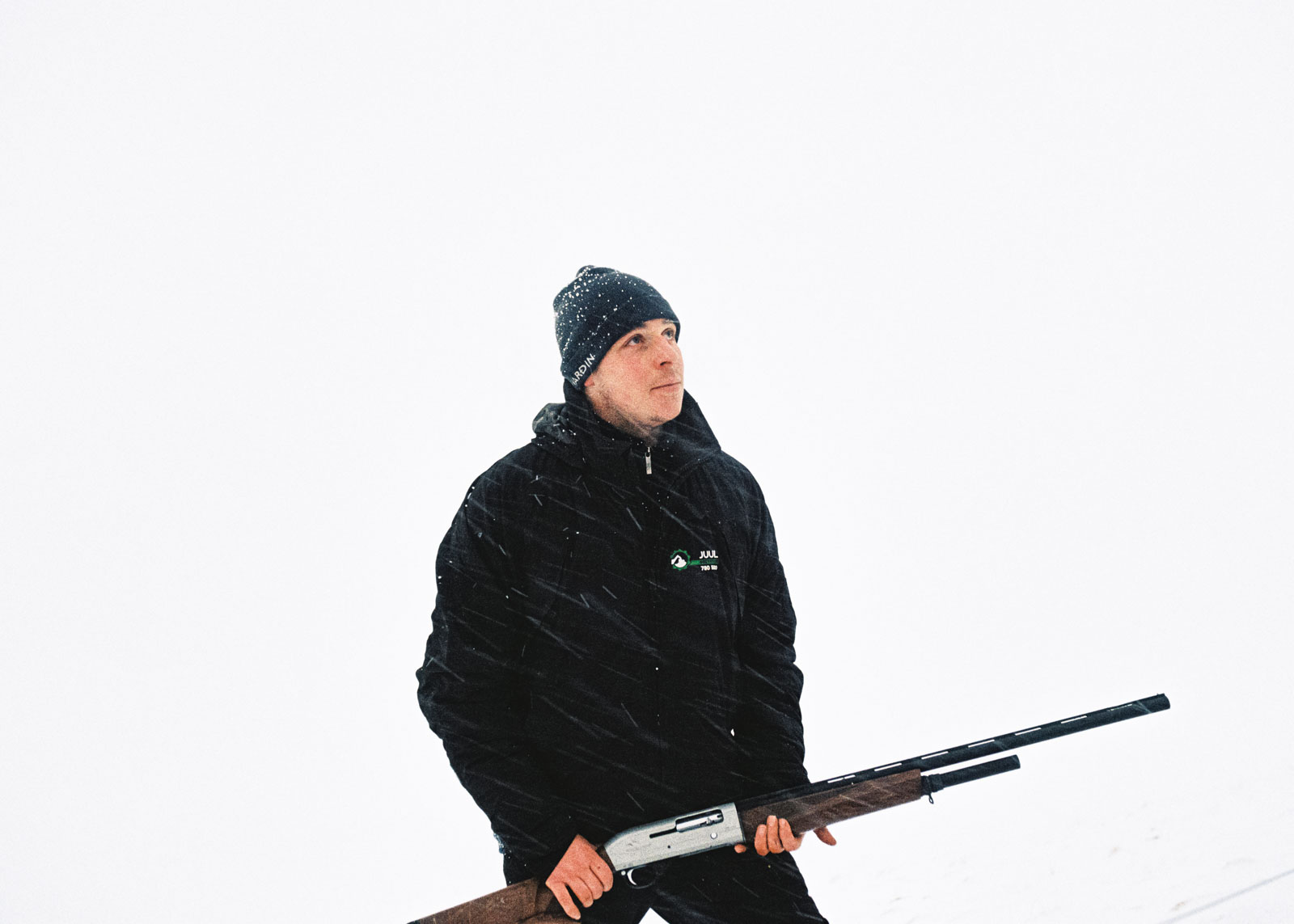 Emil Poulson, like many Faroese, regularly goes rabbit hunting in his spare time. Hunting, in many forms, is held up as a part of the traditional lifestyle of the Faroese people. 20.12.2022, Funningur, Faroe Island, ©2022 Niclas Tiedemann