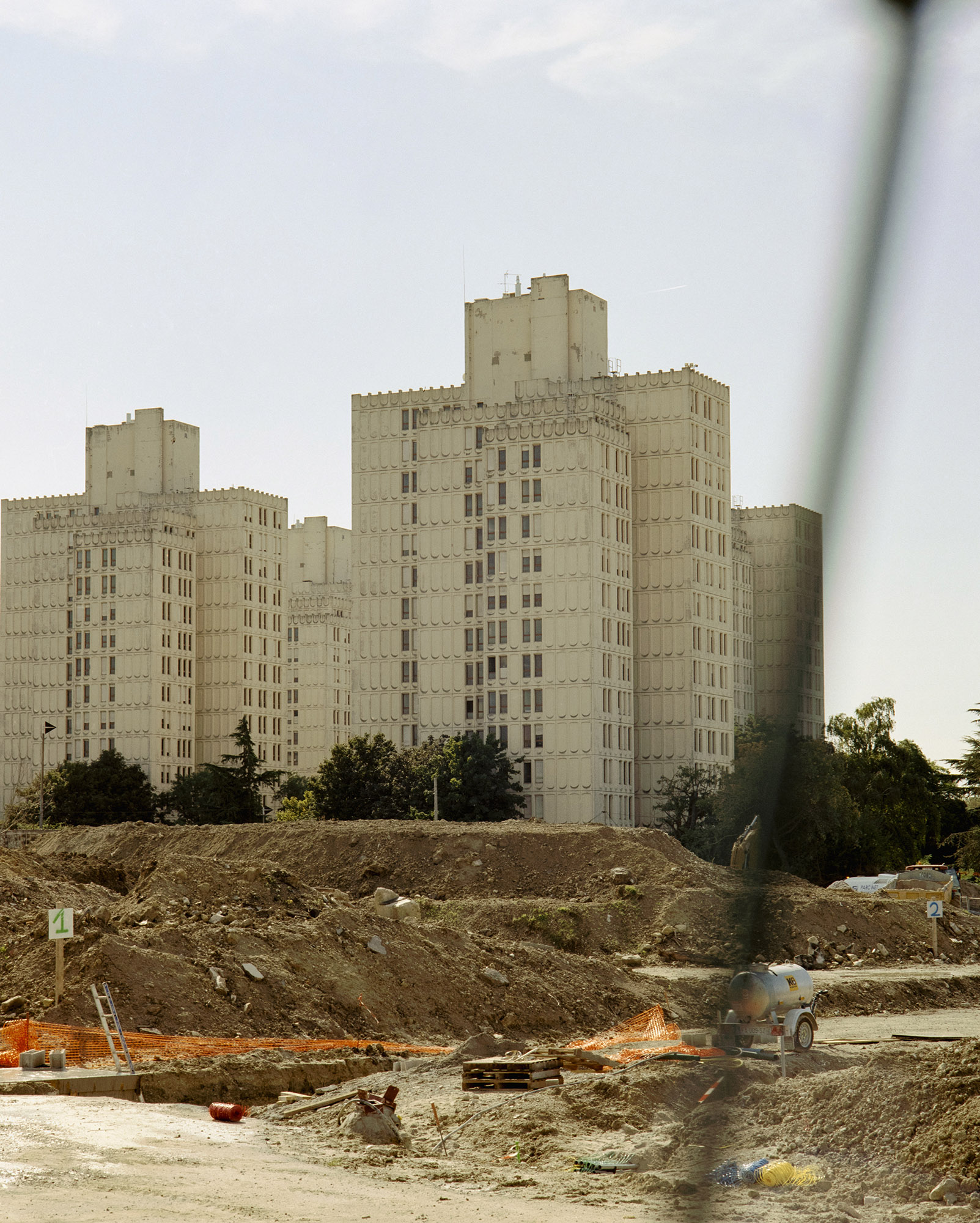 The destroyed workers garden oft he Fort d’Aubervilliers. 16.09.2021 / Fort d’Aubervilliers, France / Panamera / Younès Klouche