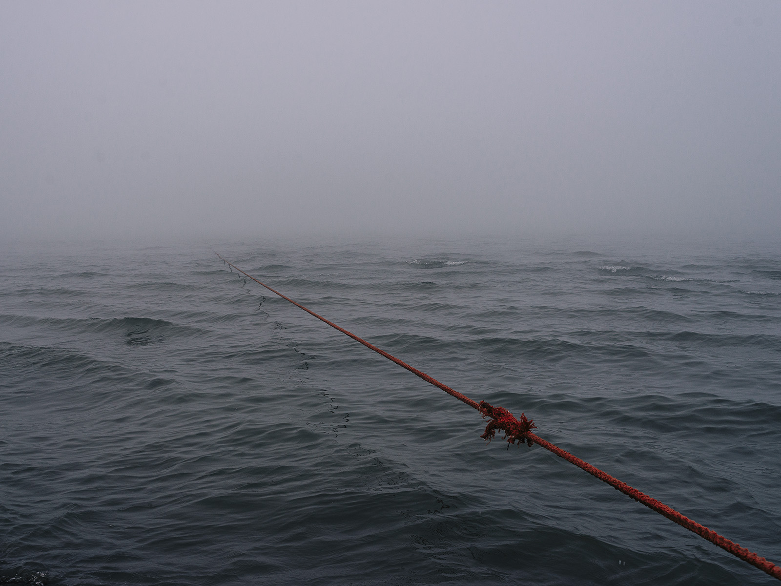 Pareh - Das traditionelle Fischen «Pareh» ist mehrere Jundhert Jahre alt. Holzboote ziehen die Netze, um Knochenfische zu fangen. In den letzten Jahren mussten viele «Pareh»-Genossenschaften ihre Tätigkeit aufgrund mangelnder Unterstützung einstellen. 13.2.2024, Kelachay (Guilan Province), Iran, © 2024 Armina Ahmadinia.