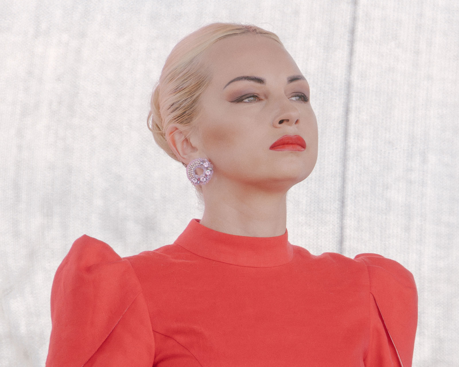 Marina Tauber, pro-russische Politikerin des Wahlblocks Pobeda (dt. Sieg). Der Wahlblock wurde in Moskau gegründet und ist ein Zusammenschluss verschiedener pro-russischer Politiker:innen und Parteien aus der Republik Moldau. Der Wahlblock wird unterstützt durch den verurteilten Oligarchen Ilan Shor, der sich nach Russland abgesetzt hat. 02.09.2024, Tiraspol, Republik Moldau,  © 2024 Julius Nieweler