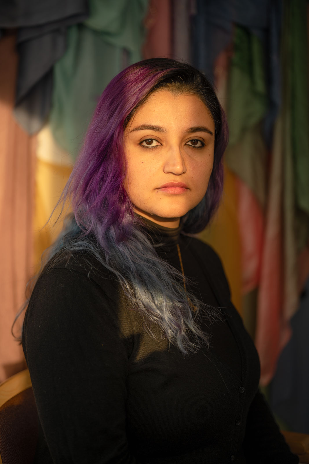 Shabana Ahmadzei, Director of Services in a Company: “...I want to be like one of those Muslims from the golden age of Islam who, for example, would take a verse from the Koran and think about what it means or how it applies to the universe, the stars and the human body...”, 25.11.2023, Helsinki, Finnland, © 2023 Moamen Mostafa