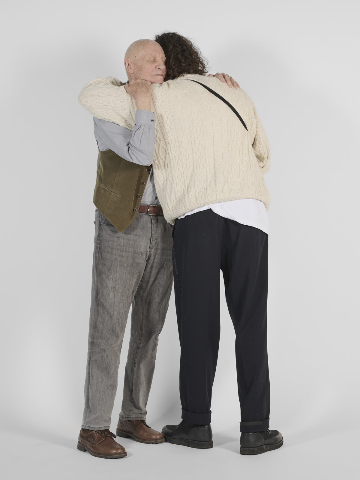 Hanspeter (88 J.) und Rafael (30 J.), 12.02.2025, Basel, Schweiz © 2025 Raphaela Graf