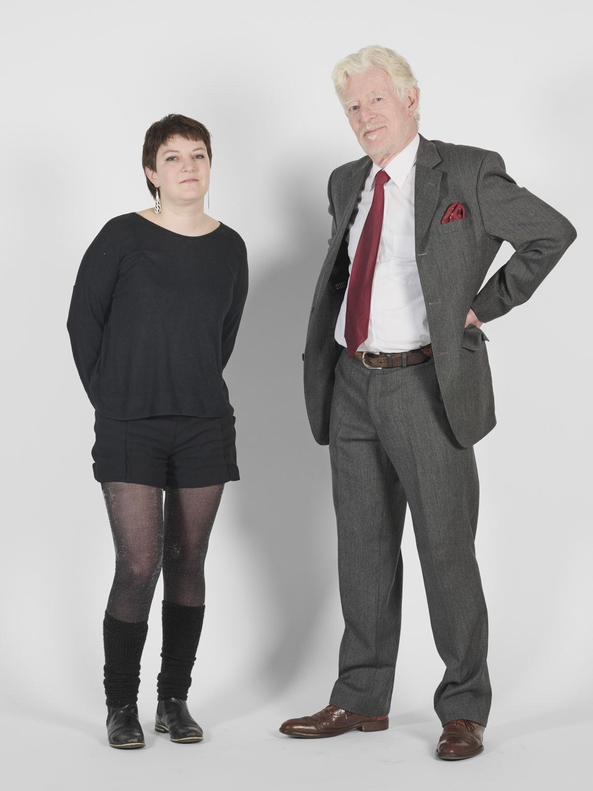 Lisa (35 J.) und George (70 J.), 7.12.2024, Basel, Schweiz © 2024 Raphaela Graf