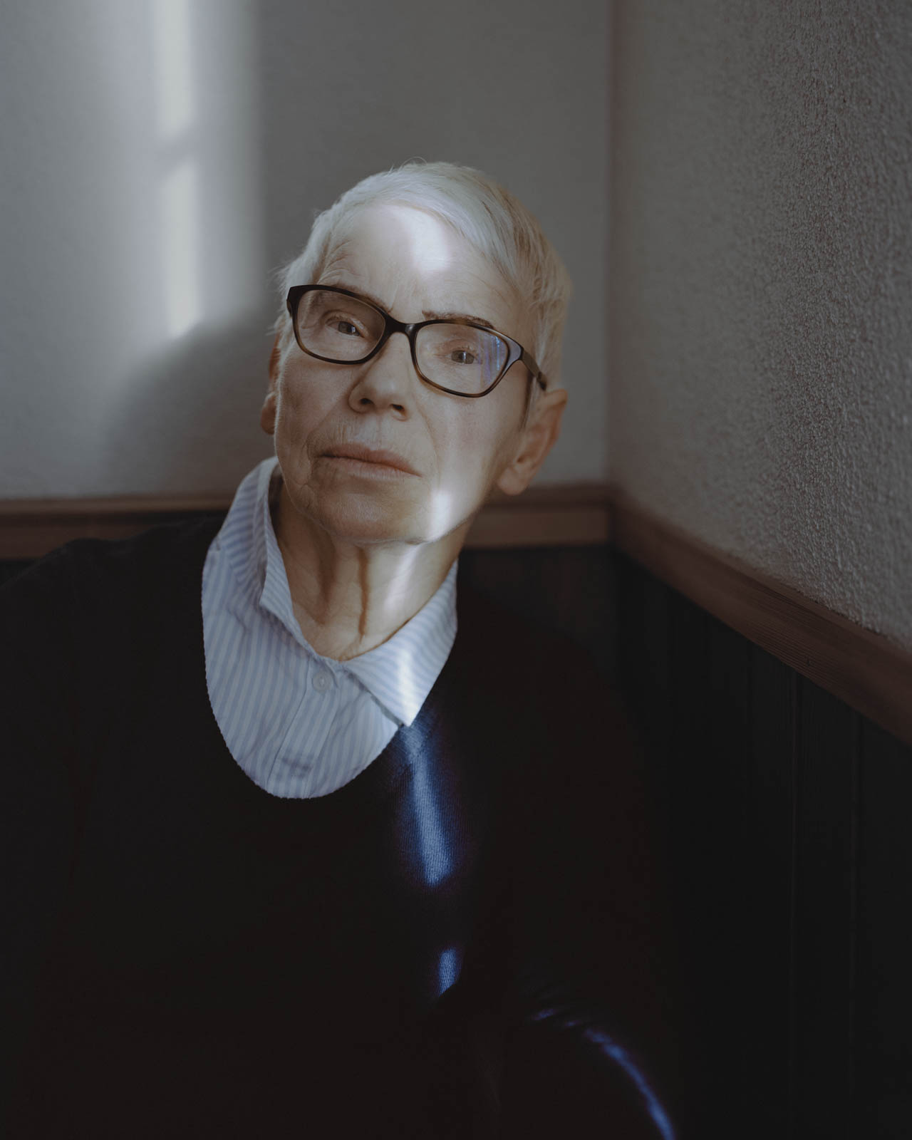 Monika, die Zwillingsschwester meiner Oma, heute. 26.11.2023, Emleben, Deutschland, © 2023 Robert Kwaß